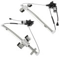Power Window Regulator Replacement For 2005-2010 Dodge Dakota 2006-2009 Mitsubishi Raider 2011 Ram With Motor Assembly Rear 