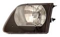 Ford F-150 Black Headlight Assembly 111083 Waterproof Clear Plastic Lens Sold In Pairs 