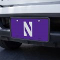 Graphics More Northwestern University Primary Logo Novelty Metal Vanity Tag License Plate