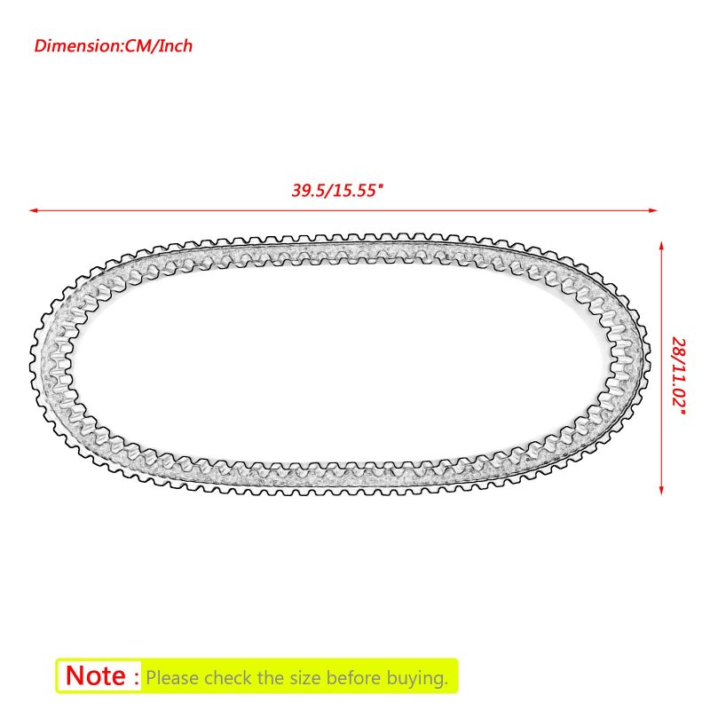 Madhornets Drive Belt For Arctic Cat 0627-047 Snowmobile Jaguar Z1 Tz1 Bearcat 5000 Xt