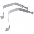 A-premium Center Fuel Tank Straps Compatible With Ford F-350 Super Duty 2002-2010 2-pc Set
