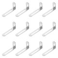 25pcs Adjustable L-shape Corner Brace 0 9 X 2 5 Metal Slotted 90 Degree Right Angle Shelf Bracket Support For Wooden Furniture 