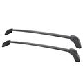 Auxmart Roof Rack Cross Bars Luggage Cargo Carrier Rail For Mazda Cx-7 2007 2008 2009 2010 2011 2012 Black Aluminum 132lbs 60kg 