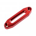 Astra Depot Red 50 X 3 16 Synthetic Winch Rope Line Cable Recovery With Hawse Fairlead Aluminum For Atv Utv 4 5 Bolt Mount