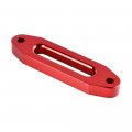 Astra Depot Red 50 X 3 16 Synthetic Winch Rope Line Cable Recovery With Hawse Fairlead Aluminum For Atv Utv 4 5 Bolt Mount