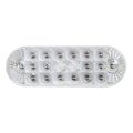 Grand General 77054 Red Oval Low Profile Spyder 20-led Sealed Stop Turn Tail Light 