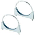U-bolt Muffler Tip Exhaust Hook 2 Pack 4 Od Universal Silencer Clip Stainless Steel Pipe Clamp 