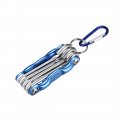 Uxcell Hex Key Set 7 In 1 Folding Combination Wrench For Repair Tool