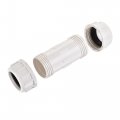 Pvc Compression Plumbing Coupling Straight Pipe Fitting Extension 40mm White 