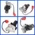 Waltyotur Ignition Switch Fuel Cap Lock Keys Replacement For Yamaha Vstar 650 1100 98-17