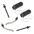 Front Steering Kit For 1997-2001 Honda Crv 6 Piece Set With Inner And Outer Tie Rods Rack Pinion Bellows Am-590456084