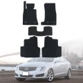 Floor Mats Carpet For Cadillac Ats 2013 2019 5 Piece Set Black Velour And Plastic Interior Front Rear Row Direct Replacement 