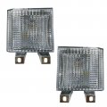 Kyyet Pair Clear Lens Park Signal Lights Compatible With 1983-1988 Chevy Blazer Gmc Pickup Truck Driver And Passenger Side W