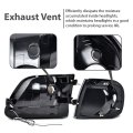 Led Drl Headlights For Ford Expedition 1997-2002 Fit F150 1998-2003 F250 Light Duty 1997-1999 W Corner Lamps Smoky Lens Black