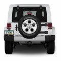 Ipick Image For Jeep Willys Star Logo Black Real 3k Carbon Fiber 50 States 4 Holes License Plate Frame