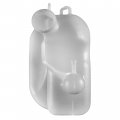 Caltric Radiator Reserve Tank Compatible With Honda Rancher 420 Trx420fpm 2009 2010 2011 2012 2013 Coolant Reservoir