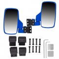 Niche Utv Side View Mirror Set With 1 75 2 Roll Bar Cage For Polaris Rzr Kawasaki Teryx Mule Pioneer Yamaha Rhino Blue