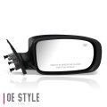 Ch1321341 Factory Style Passenger Right Side Mirror Manual Folding Power Adjust Heated Glass Compatible With Chrysler 300 11-13