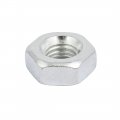 Uxcell 4pcs M8 X 1 25mm Pitch Metric Thread Carbon Steel Zinc Plated Left Hand Hex Nuts