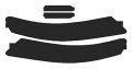 Precut Vinyl Tint Cover For 2004-2008 Acura Tl Headlights 20 Dark Smoke 