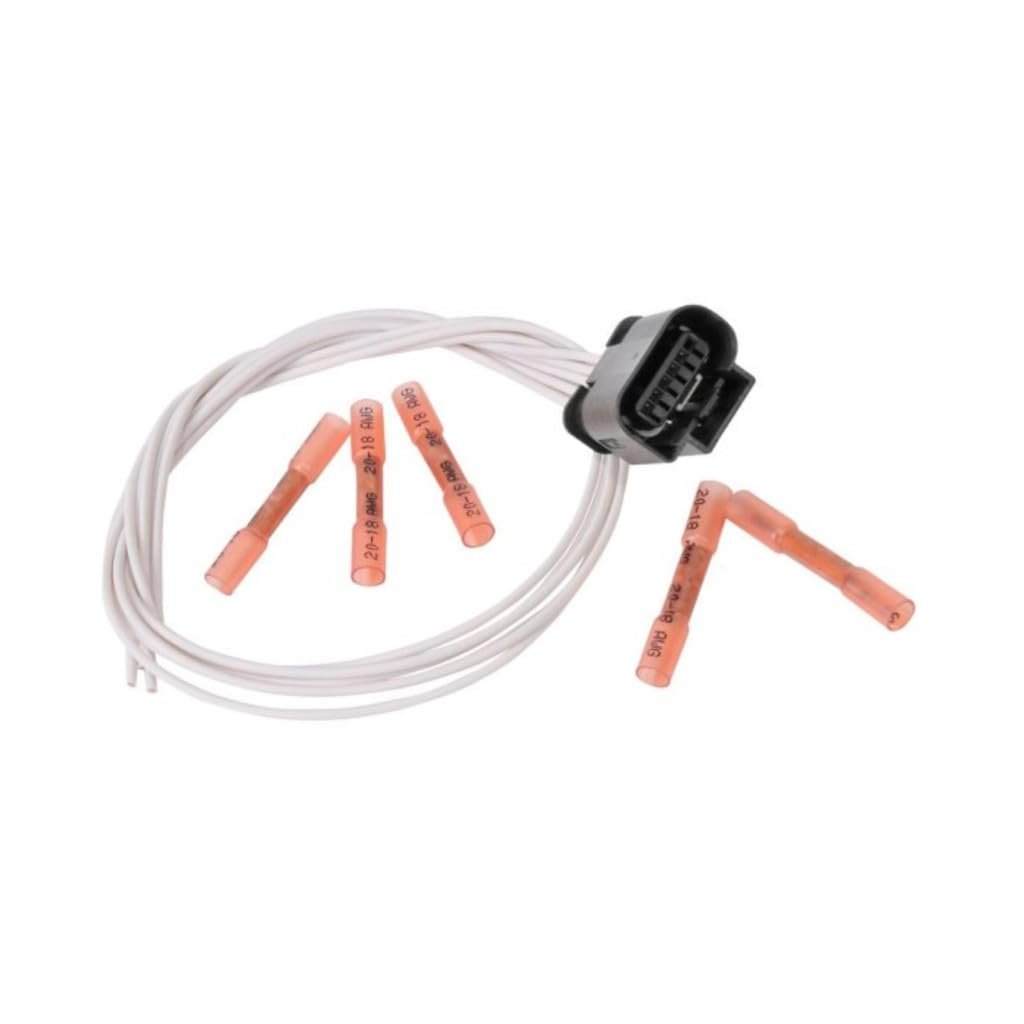 Chevy Volt 2016 Multi-purpose Pigtail Set Black Female Terminal Oval Spade 6 Male Gender