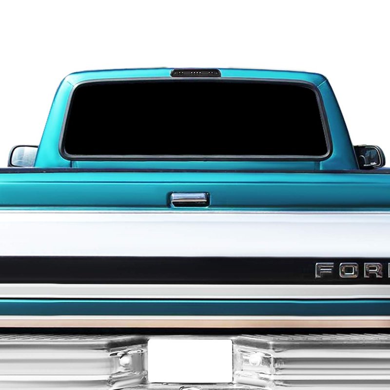3bl-f15092-led-bk Led Third Brake Light Black Housing For 92-96 Ford F150 And 92-97 F250 F350 Waterproof Rear Tail Assembly