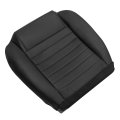 Front Passenger Bottom Replacement Seat Cover Dark Charcoal Black For Ford Mustang 2005 2006 2007 2008 2009 Microfiber Leather 