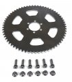 37mm 65 Tooth Rear Axle Hub Sprocket 35 Chain For Scooter Mini Dirt Bike Atv
