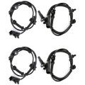 4pcs Abs Wheel Speed Sensor Left Front Right Rear Fit For 2011-2012 2014-2015 Dodge Durango Als2059 Als2064 