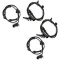 4pcs Abs Wheel Speed Sensor Set Front And Rear For Dodge Durango 2011 2012 2014 2015 Jeep Grand Cherokee 2016 Als2059 Als2064