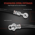 A-premium Rear Passenger Side Brake Hydraulic Hose Compatible With Select Honda Models S2000 2000 2001 2002 2003 2004 2005