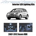 Xtremevision Acura Rdx 2007-2012 6 Pieces Cool White Premium Interior Led Kit Package Installation Tool 