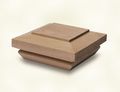 Woodway Products 870 3141 Mahogany Flat Top Post Cap 6-by-6-inch 
