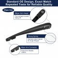 X Autohaux Rear Windshield Wiper Blade Arm Set For Honda Crv 2017-2023 Acura Rdx 2019-2023