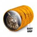 Owl Valve Stem Caps For Tire Rim Wheel Aluminum Yellow