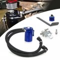 Oil Catch Can Kit Separator Reservoir Tank Engine Polish Baffled For 2011-2019 Ford F150 2 7eb 3 5eb 5 0 Passenger Side With 
