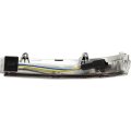 Volkswagen Jetta 2011 2018 Mirror Turn Signal Light Passenger Side Led Replacement For 5c6949102 Clear Lens Polycarbonate White 