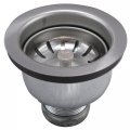 Keeney 1434ss Deep Cup Sink Strainer With Power Ball Basket Stainless Steel By Manufacturing 