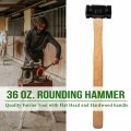 36oz Rounding Hammer 61b For Handmade Farrier Forge Tool Versatile Blacksmith Forging