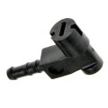 Windshield Wiper Nozzle For Freightliner Fld112 1999 To 2007 Driver Or Passenger Side Black Plastic 0 063 In Hose Port