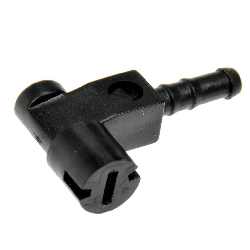 Windshield Wiper Nozzle For Freightliner Fld112 1999 To 2007 Driver Or Passenger Side Black Plastic 0 063 In Hose Port