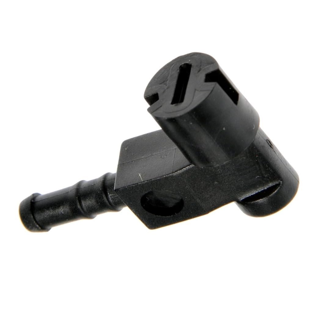 Windshield Wiper Nozzle For Freightliner Fld112 1999 To 2007 Driver Or Passenger Side Black Plastic 0 063 In Hose Port