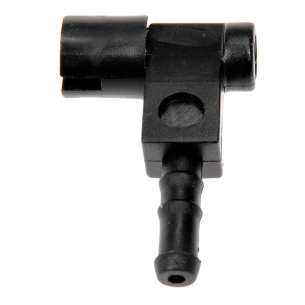 Windshield Wiper Nozzle For Freightliner Fld112 1999 To 2007 Driver Or Passenger Side Black Plastic 0 063 In Hose Port