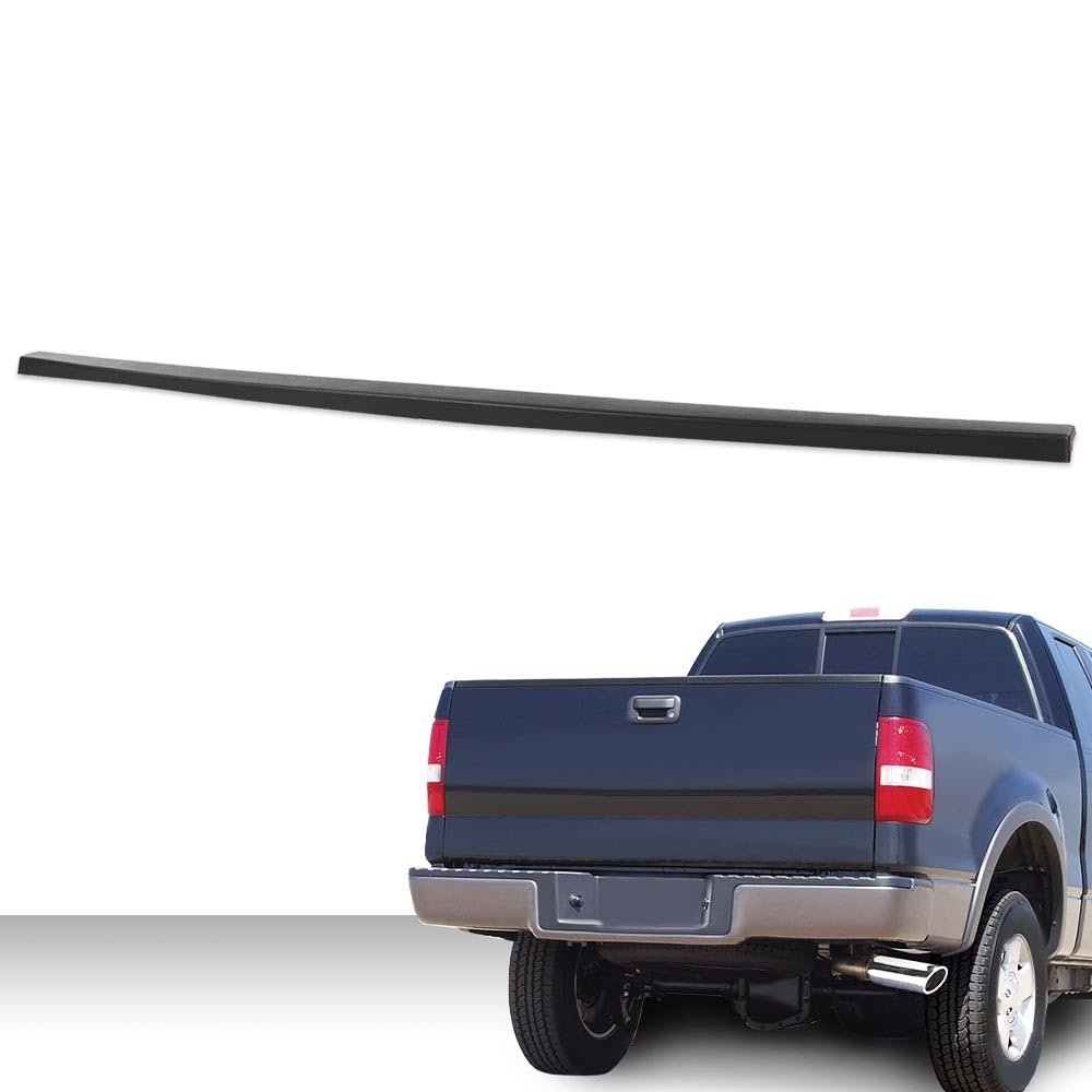 Tailgate Molding Cap Spoiler Top Protector Cover For Ford F150 2004-2008 Styleside And Lincoln Mark Lt 2006-2008 Black Abs