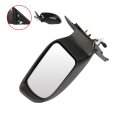 Black Driver Side View Mirror Smooth With Power Adjustment Non-folding W Cover Compatible For 2013-2018 Nissan Altima