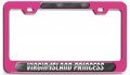 Virgin Island Princess 3d Metal License Plate Frame Heavy Duty Steel Tag Holder For Auto Suv And Truck 12 In X 6 Universal Fit