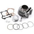 Minho Gy6 61mm 2 40 Cylinder Top End Rebuild Kit With Piston Ring Gasket Made Of Aluminum Alloy For Chinese 4-stroke 170cc