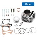 Minho Gy6 61mm 2 40 Cylinder Top End Rebuild Kit With Piston Ring Gasket Made Of Aluminum Alloy For Chinese 4-stroke 170cc