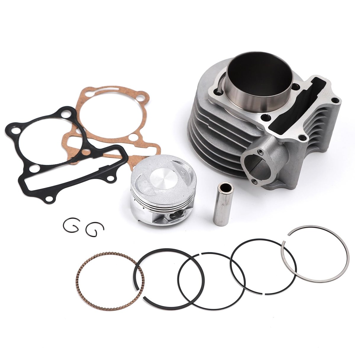 Minho Gy6 61mm 2 40 Cylinder Top End Rebuild Kit With Piston Ring Gasket Made Of Aluminum Alloy For Chinese 4-stroke 170cc