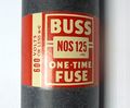 Cooper Bussmann Nos-125 Fuse Buss One Time 